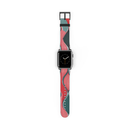 Leaf Spiral Pink - Watch Band