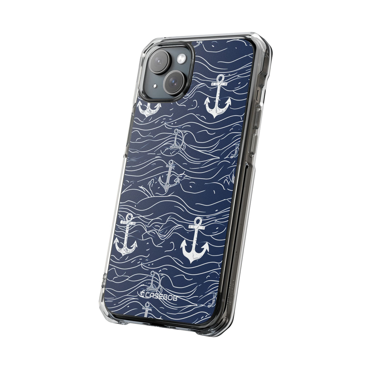 Nautical Serenity - Phone Case for iPhone (Clear Impact - Magnetic)