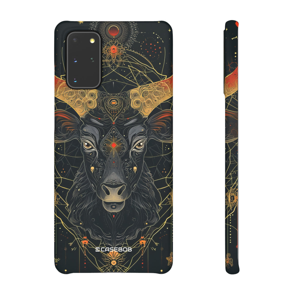 Himmlisches Taurus-Mystique | Schlanke Handyhülle für Samsung