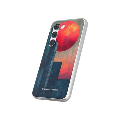 Abstract Geometric Skyline - Flexi Samsung S23 Phone Case