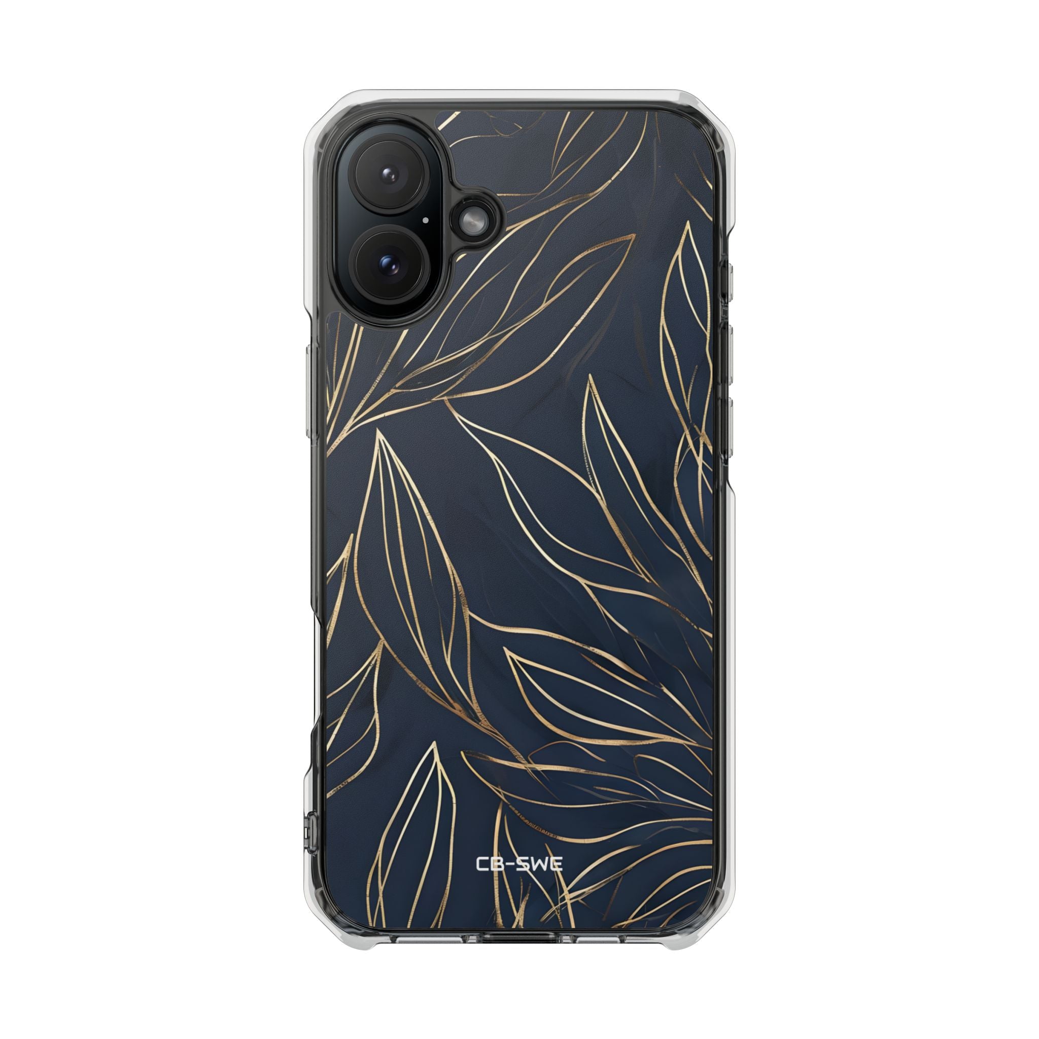 Modern Gold Leaves iPhone Case - Impact