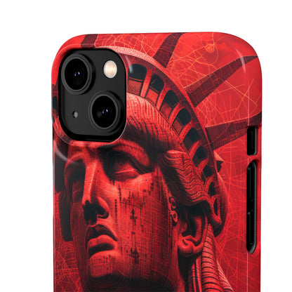 Zen Red Liberty Vision iPhone 14 - Slim Phone Case