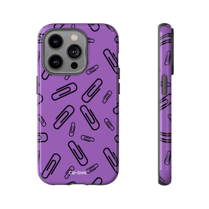 Paperclips Dance Playfully - iPhone Case