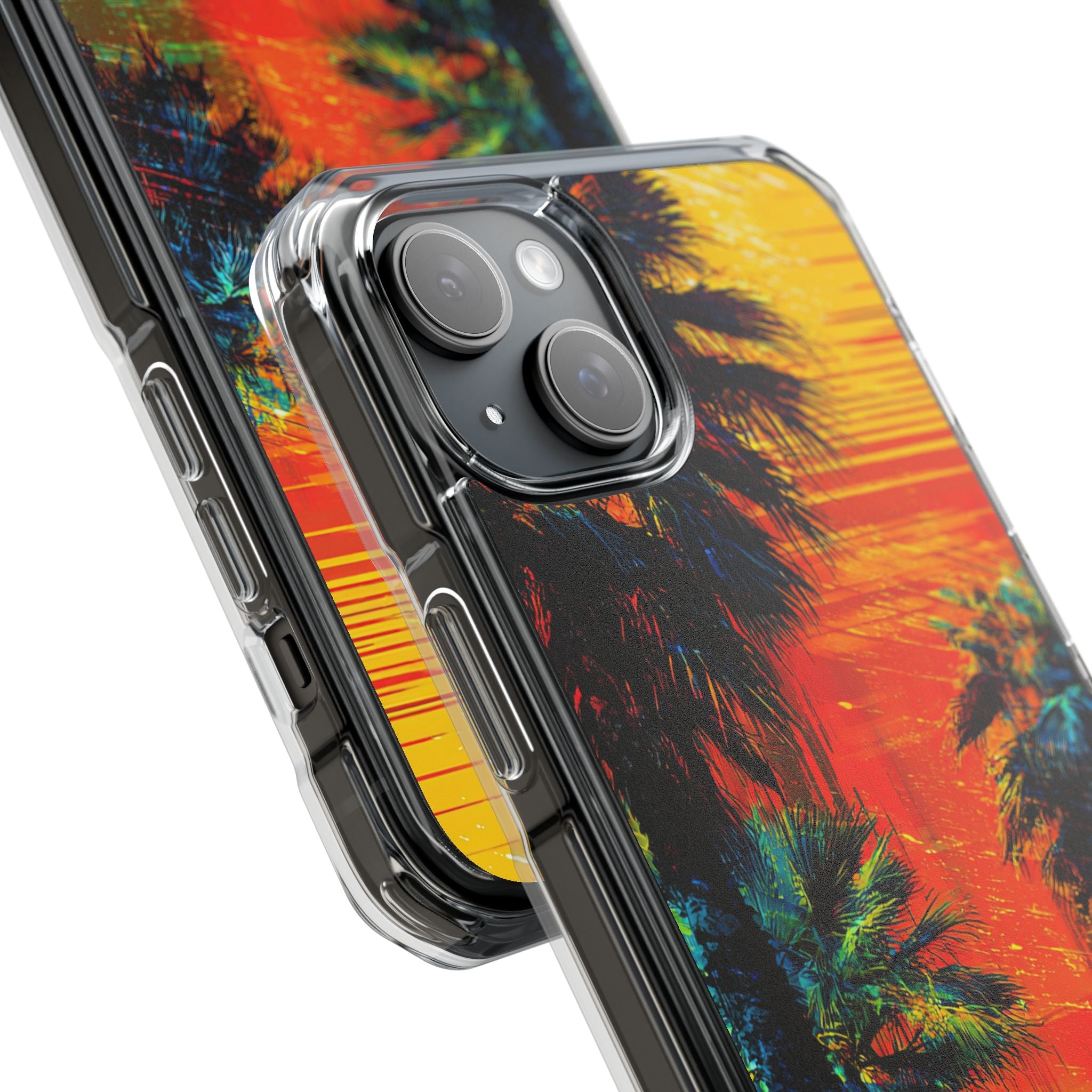 Tropical Sunburst iPhone 15 Plus Case - Impact