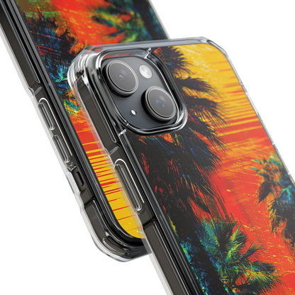 Tropical Sunburst iPhone 15 Plus Case - Impact