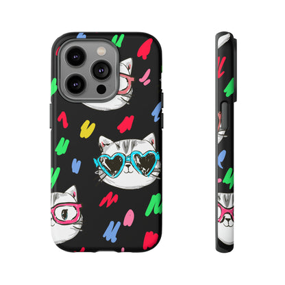 Cat Coloring - Protective Phone Case