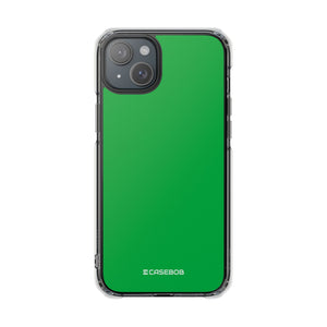 Pantone Green | Handyhülle für iPhone (Clear Impact Case – magnetisch)