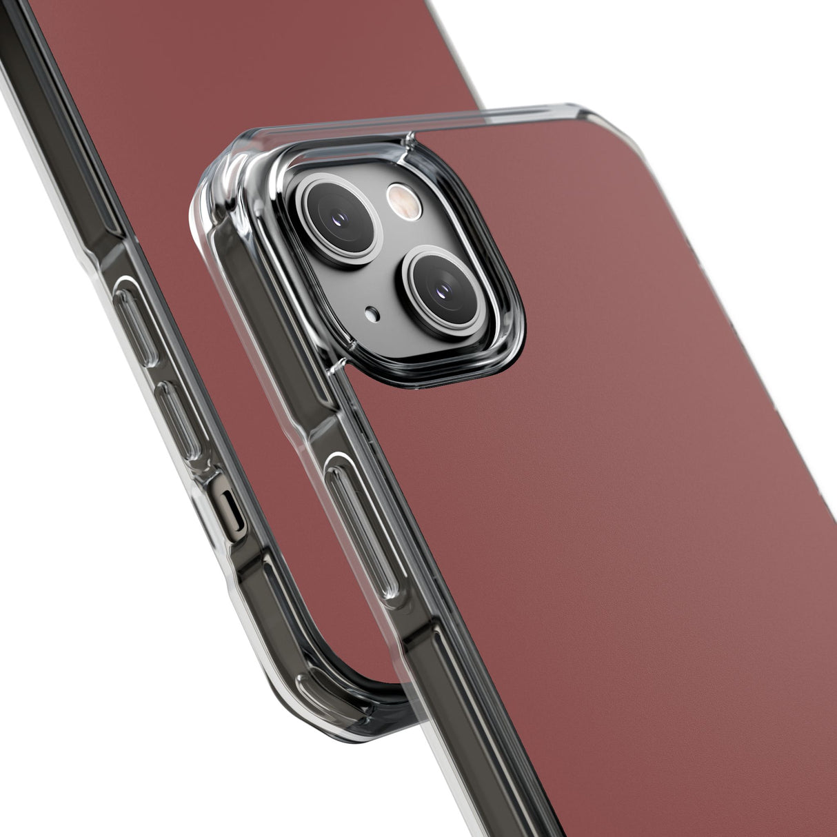 Marsala Hue | Phone Case for iPhone (Clear Impact Case - Magnetic)