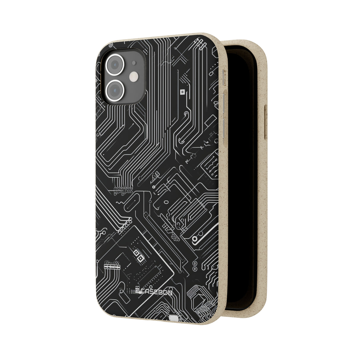 Cyber Circuitry Art | Biodegradable Phone Case