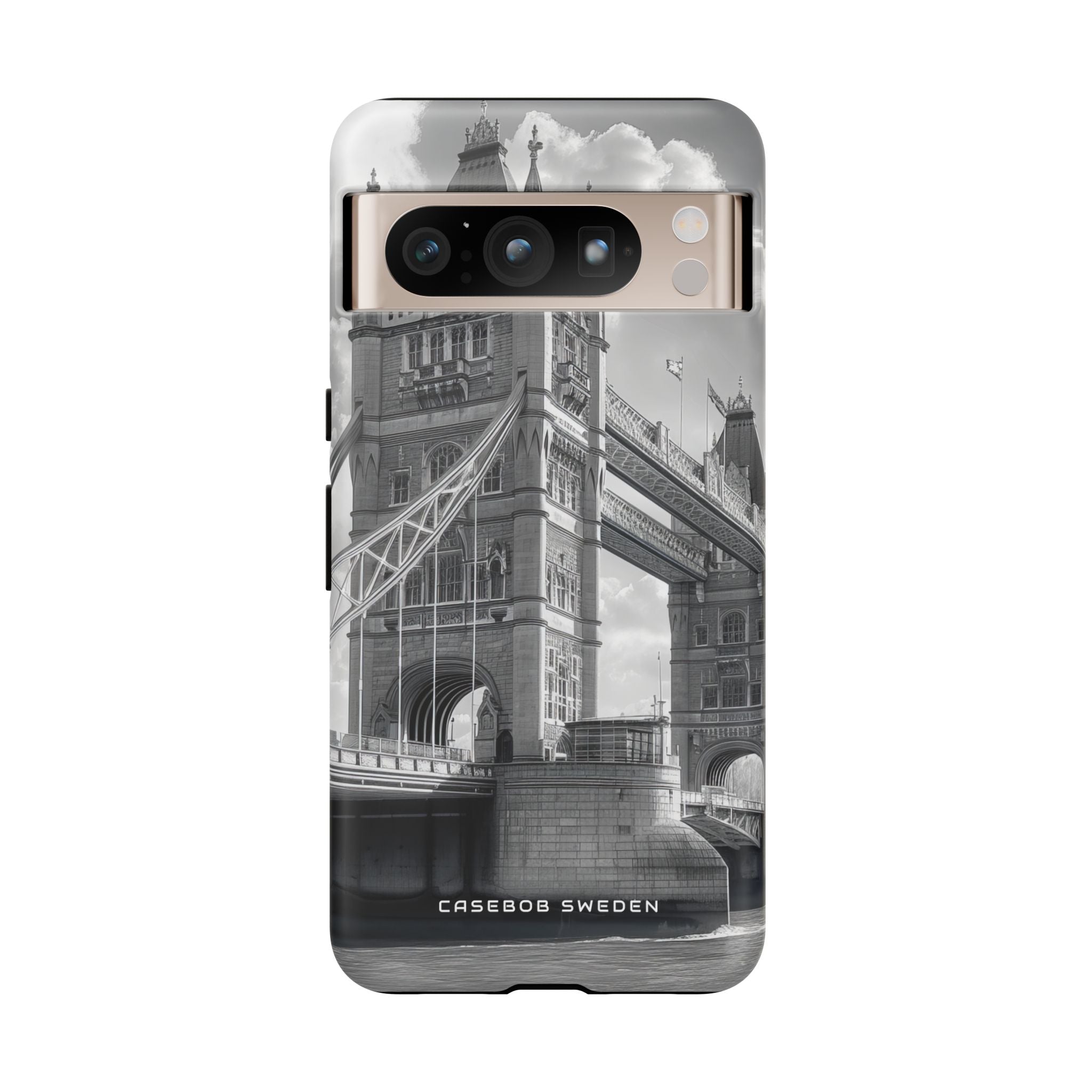 Tower Bridge Monochrome Architecture Study Google Pixel 8 - Tough Phone Case