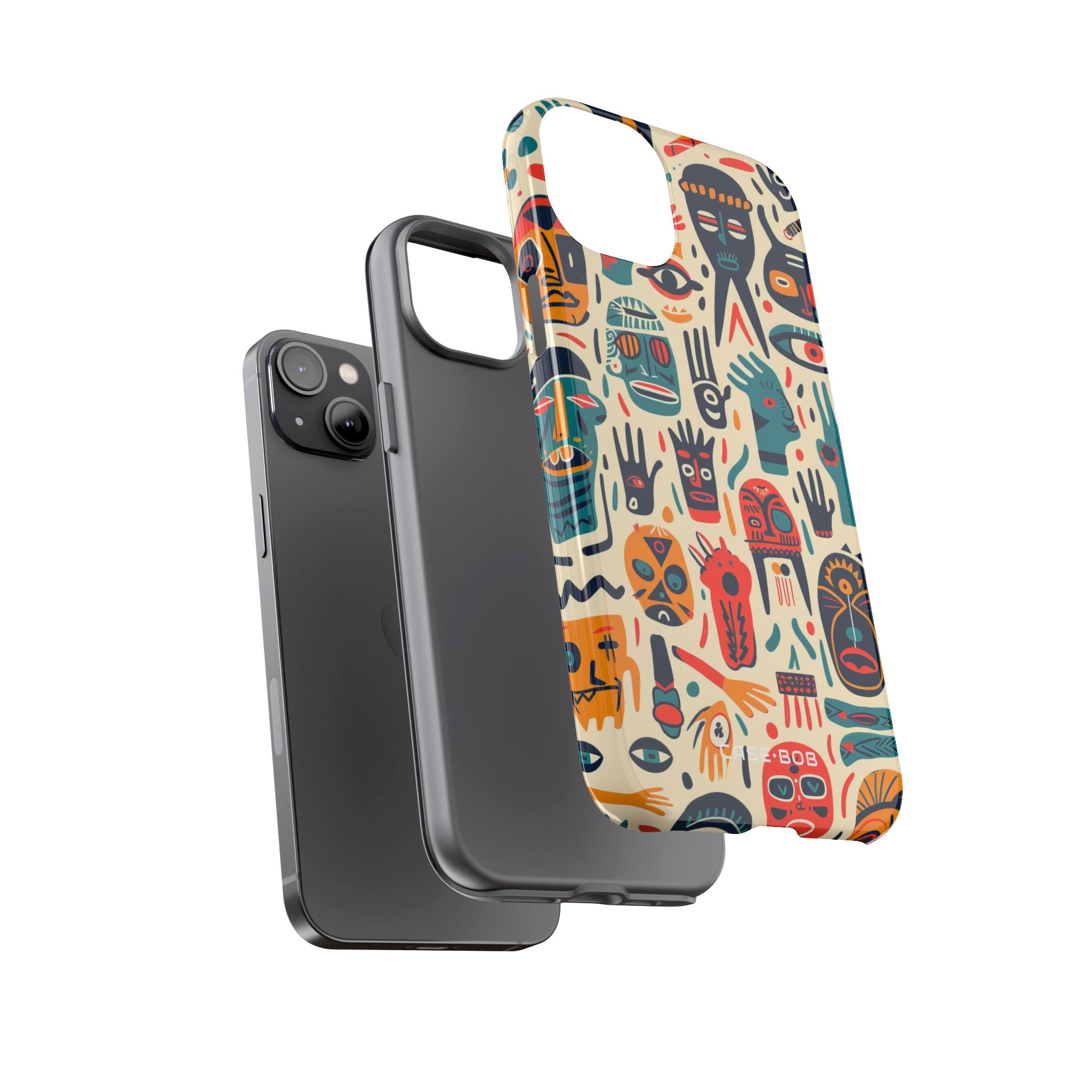 Vivid Faces iPhone 14 Plus Case - Tough