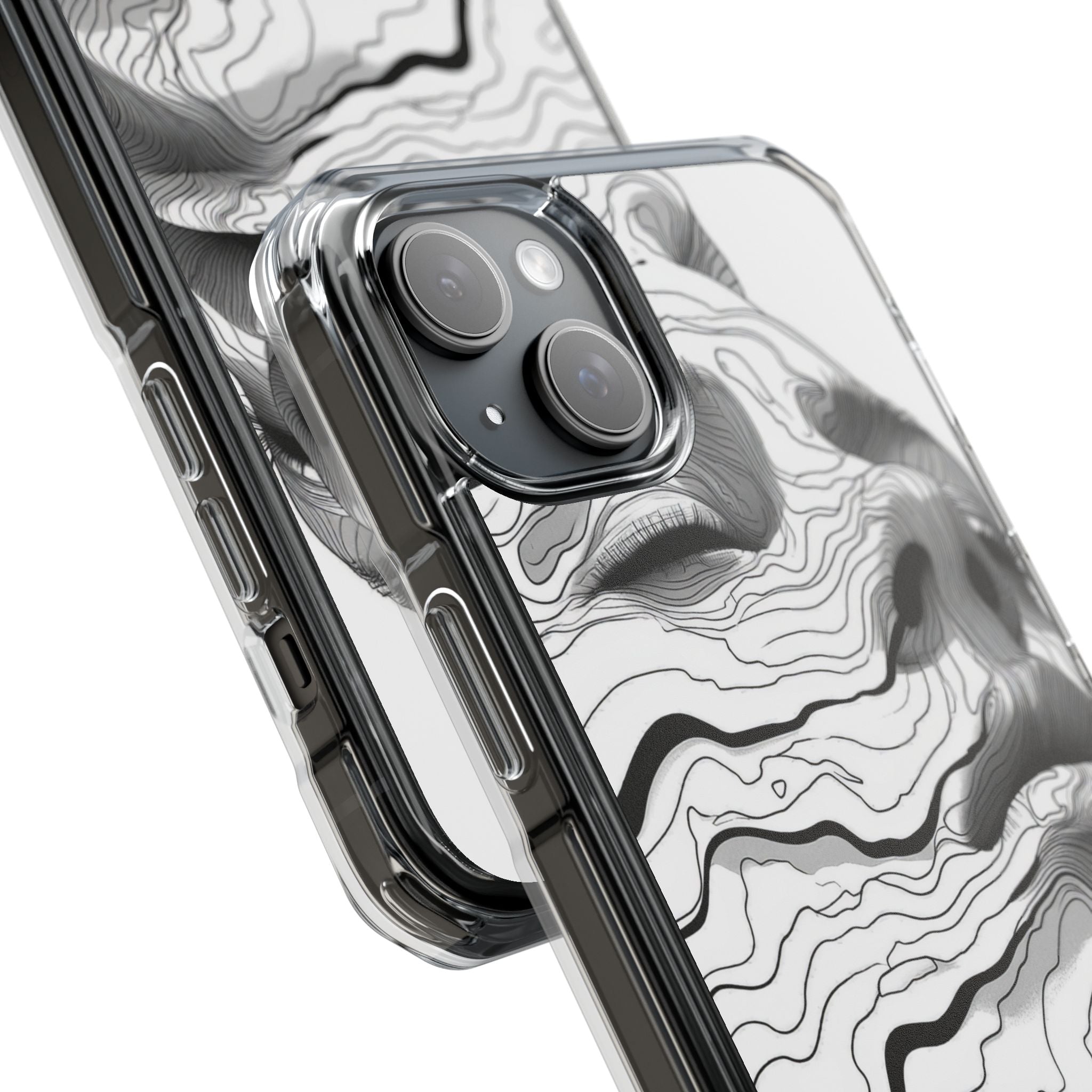 Topographic Serenity - Phone Case for iPhone