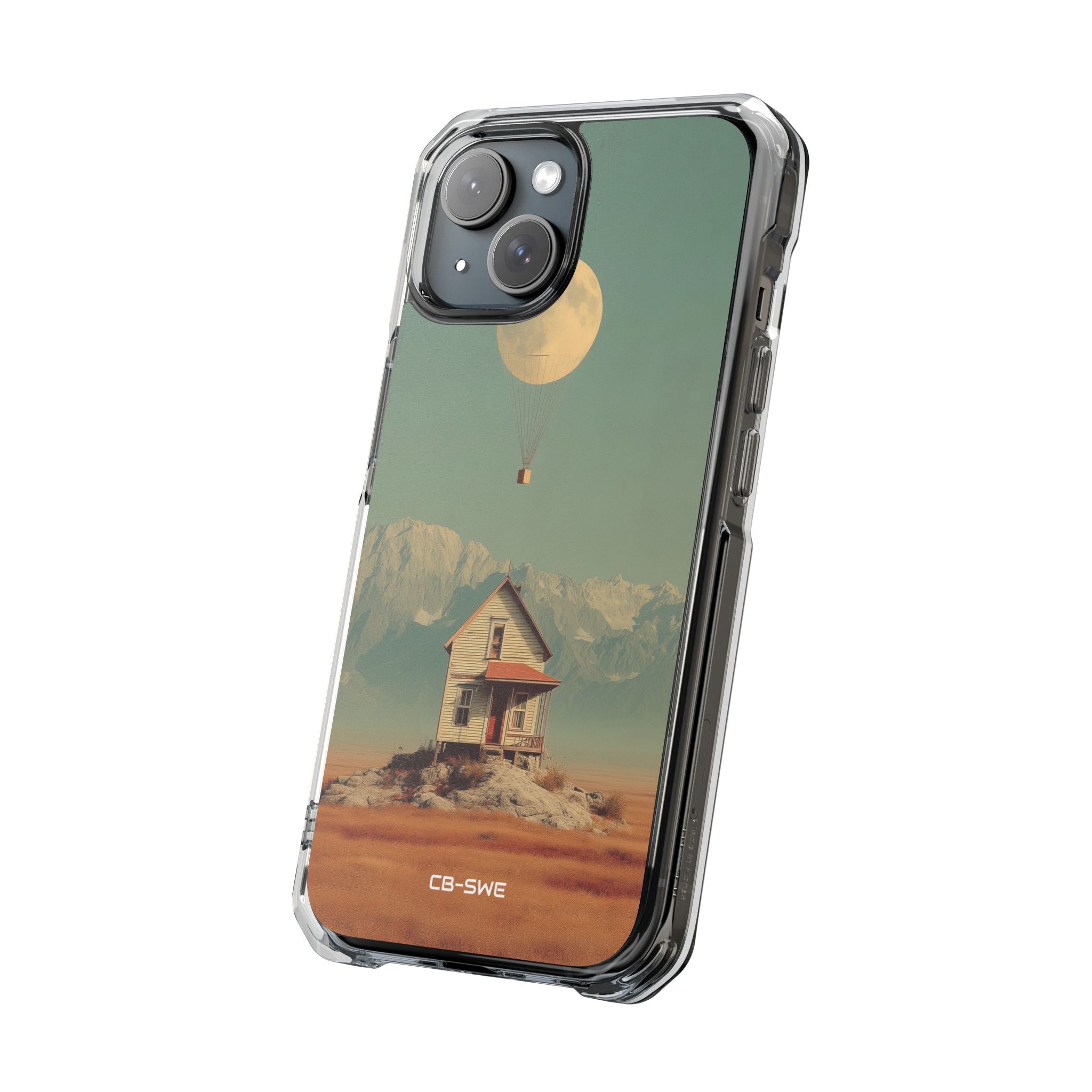 Moon Hovers Low iPhone Case - Impact