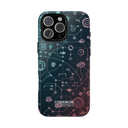 Digital Circuit Flow iPhone 16 - Tough+