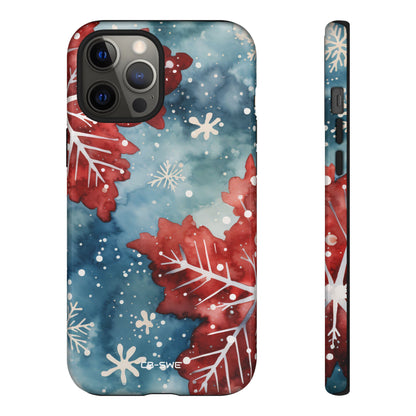 Winter Leaves Dance - iPhone Case