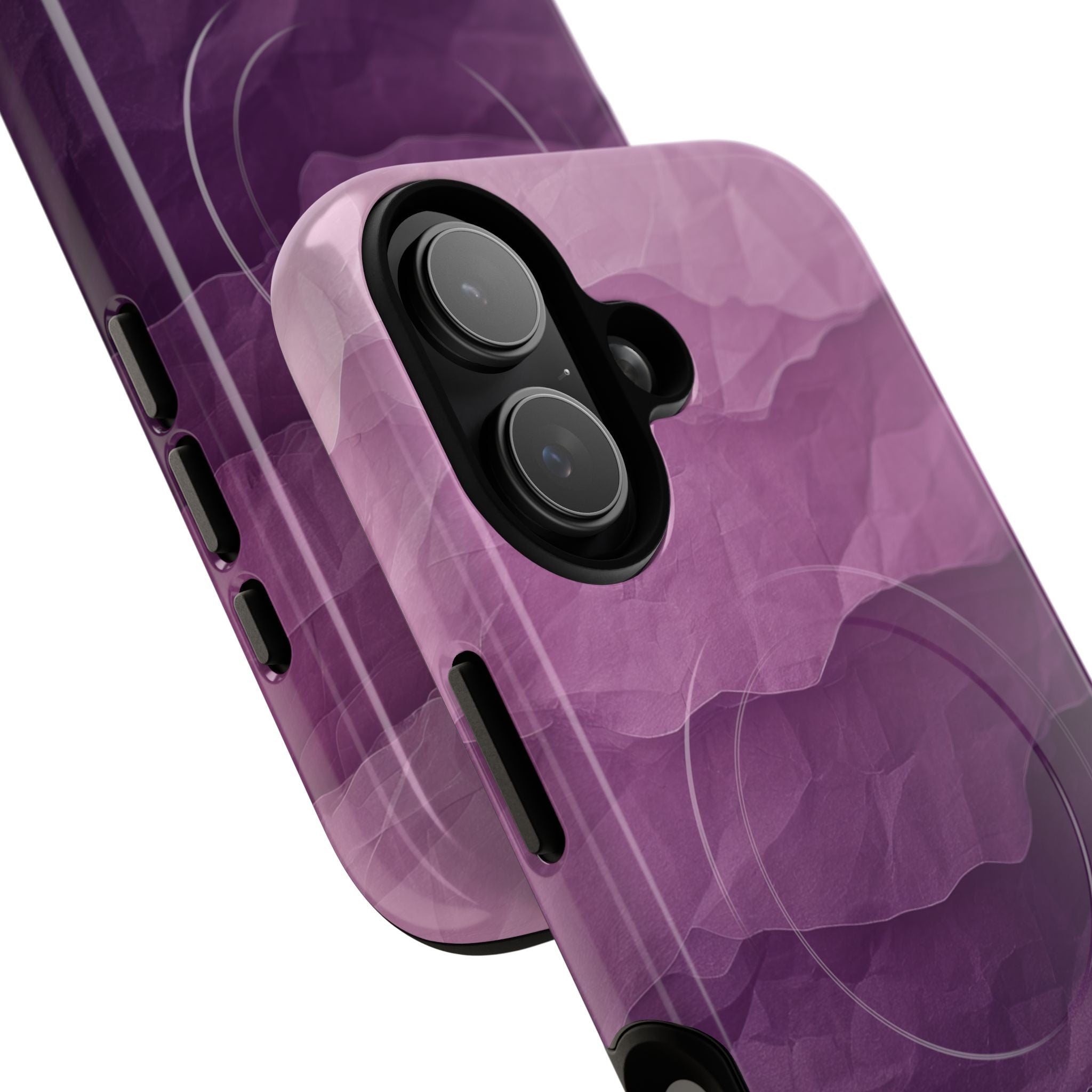 Purple Wave Layers iPhone 17 Case - Tough+