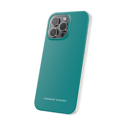 Dark Cyan iPhone 15 - Flexi Phone Case