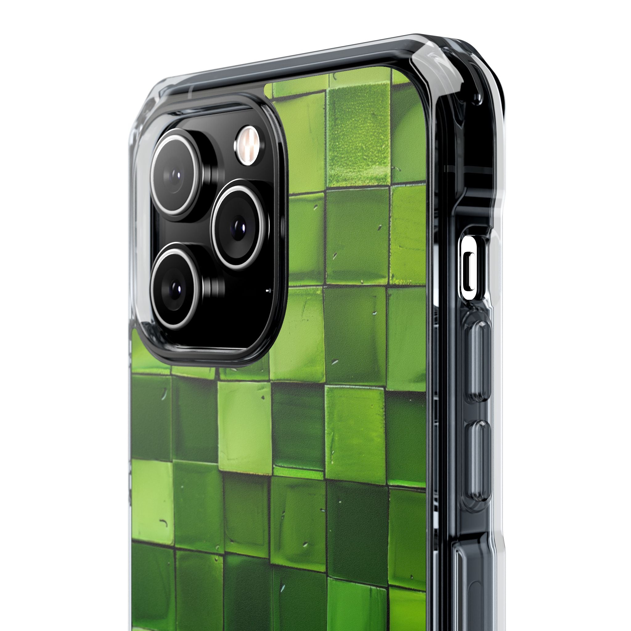 Green Tile Harmony iPhone 14 - Impact Clear+