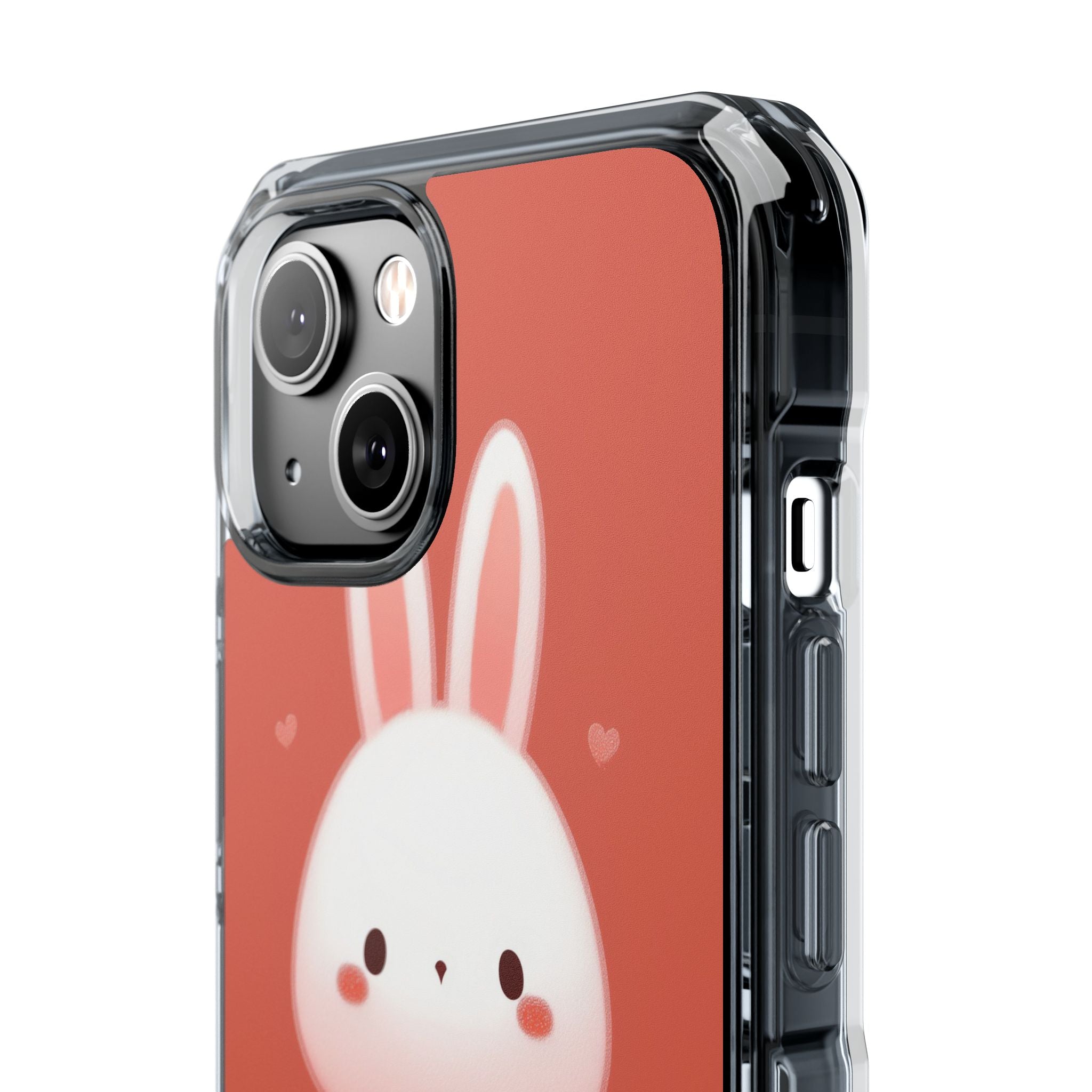 Bunny Holds Heart iPhone Case - Impact