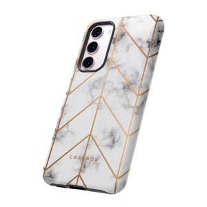 Golden Marble Phone Case - Protective - Protective Phone Case