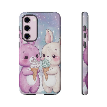 Rabbits Enjoy Ice Cream - Samsung Case