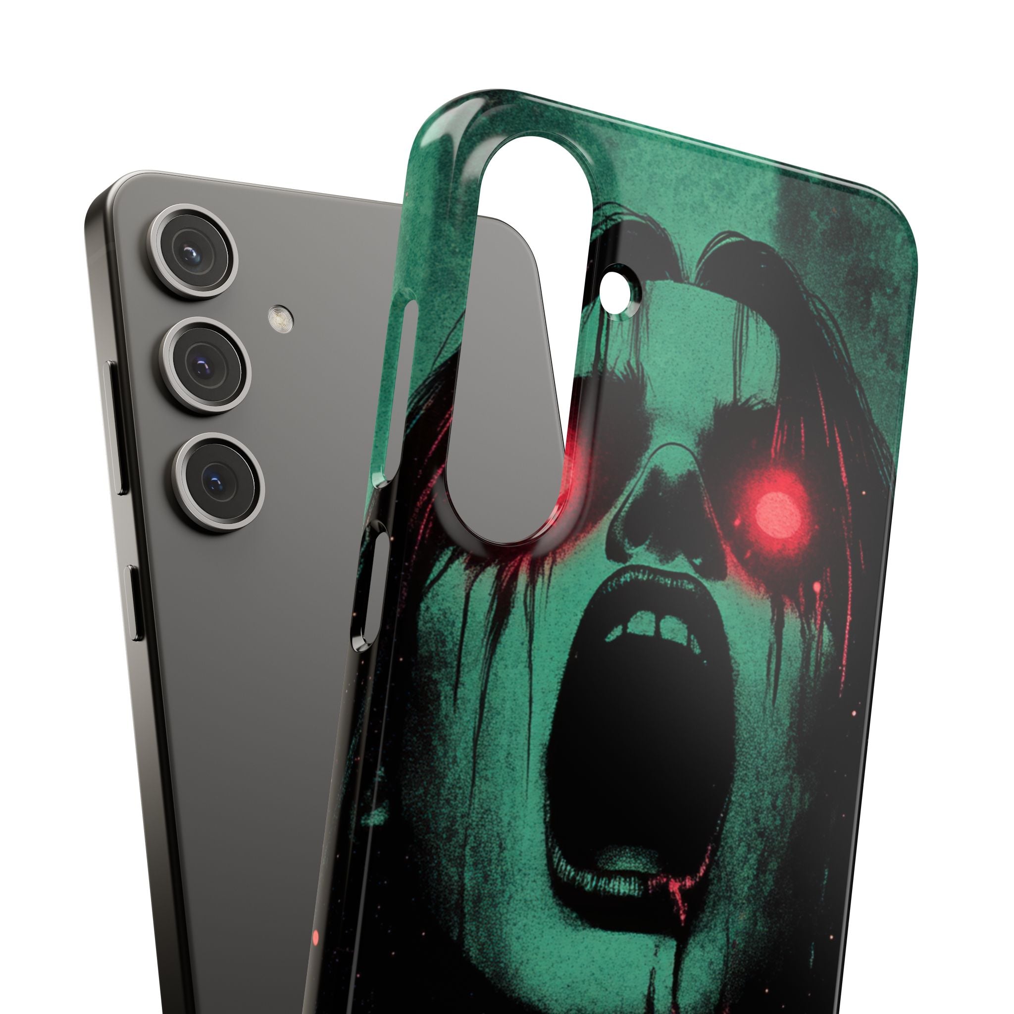 Haunting Glow of Gothic Eyes Samsung S24 - Slim Phone Case