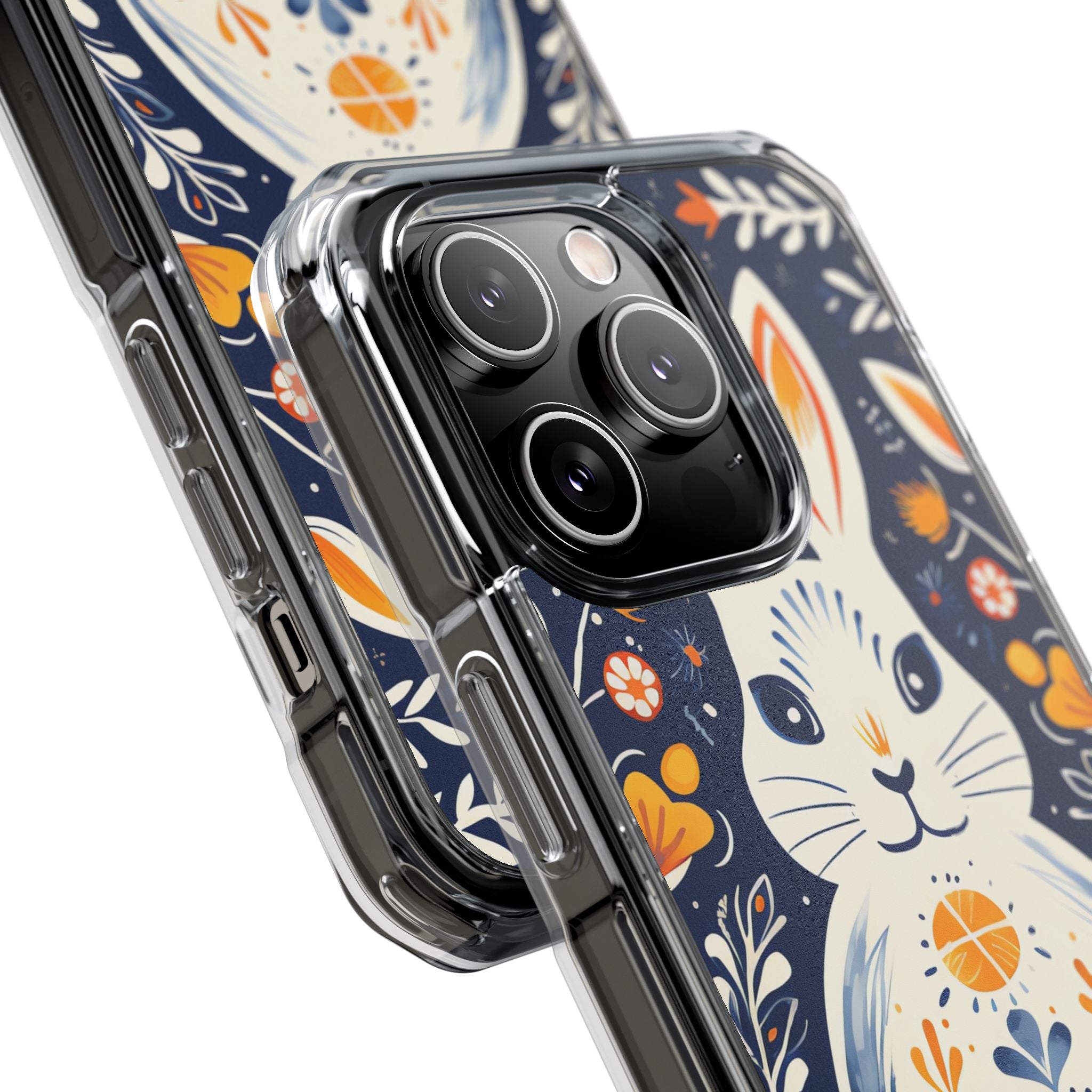 Floral Rabbit Joy iPhone Case - Impact