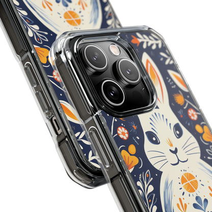 Floral Rabbit Joy iPhone Case - Impact