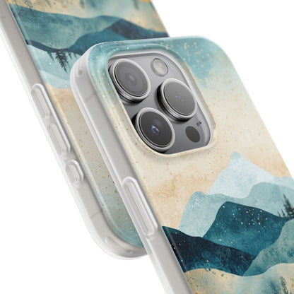 Moonlit Mountains iPhone 15 Pro Case - Soft