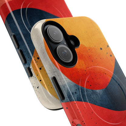 Sunburst Waves - Tough + MagSafe® iPhone 16 Phone Case