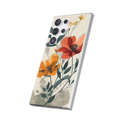 Elegant Floral Harmony Samsung S23 - Flexi Phone Case