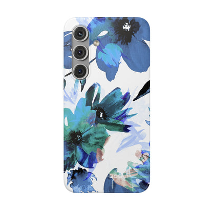 Blue Blossom Radiance Samsung S24 Case - Soft