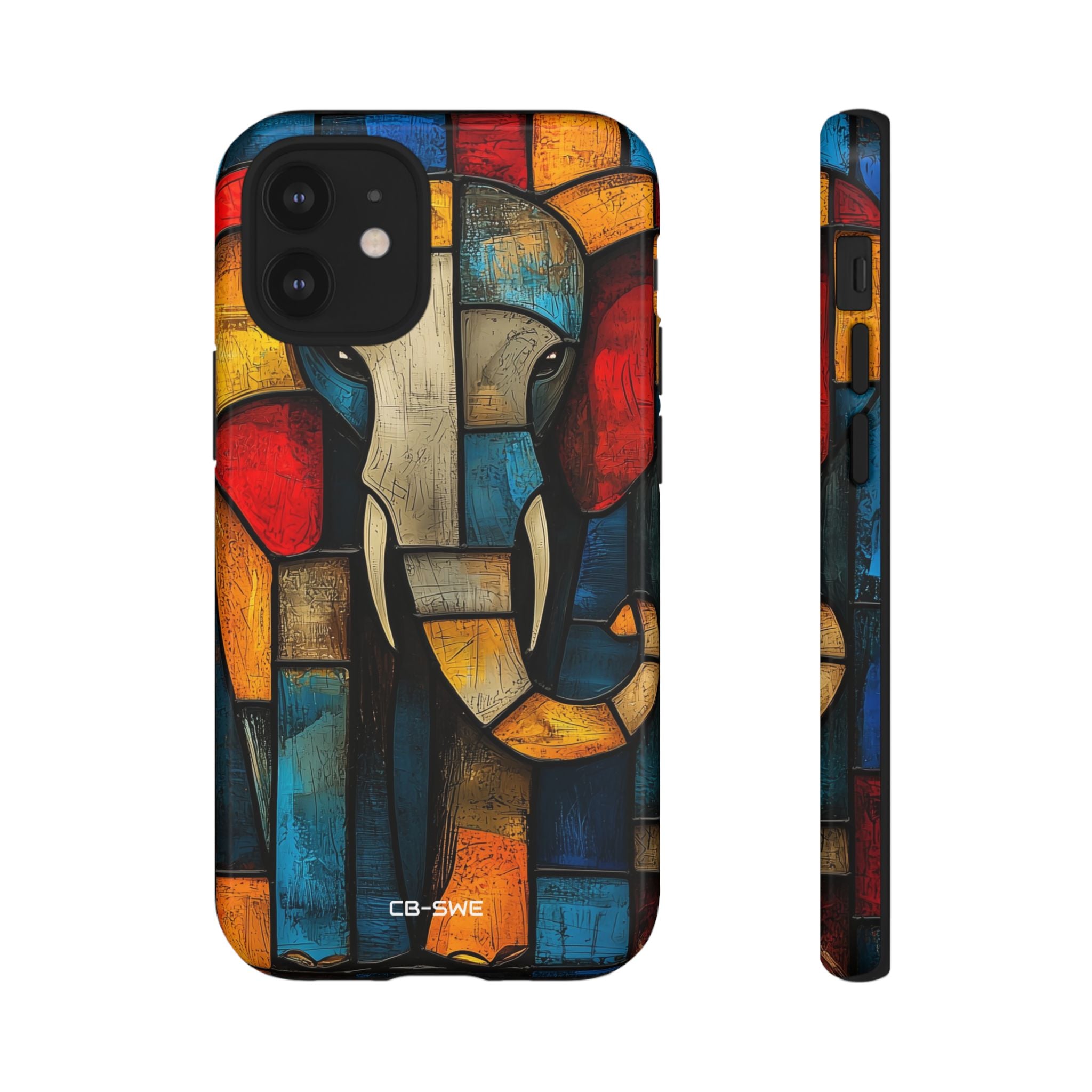 Elephant Shapes Dance - iPhone Case