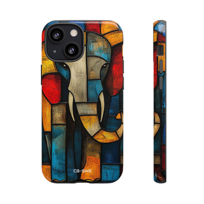 Elephant Shapes Dance - iPhone Case