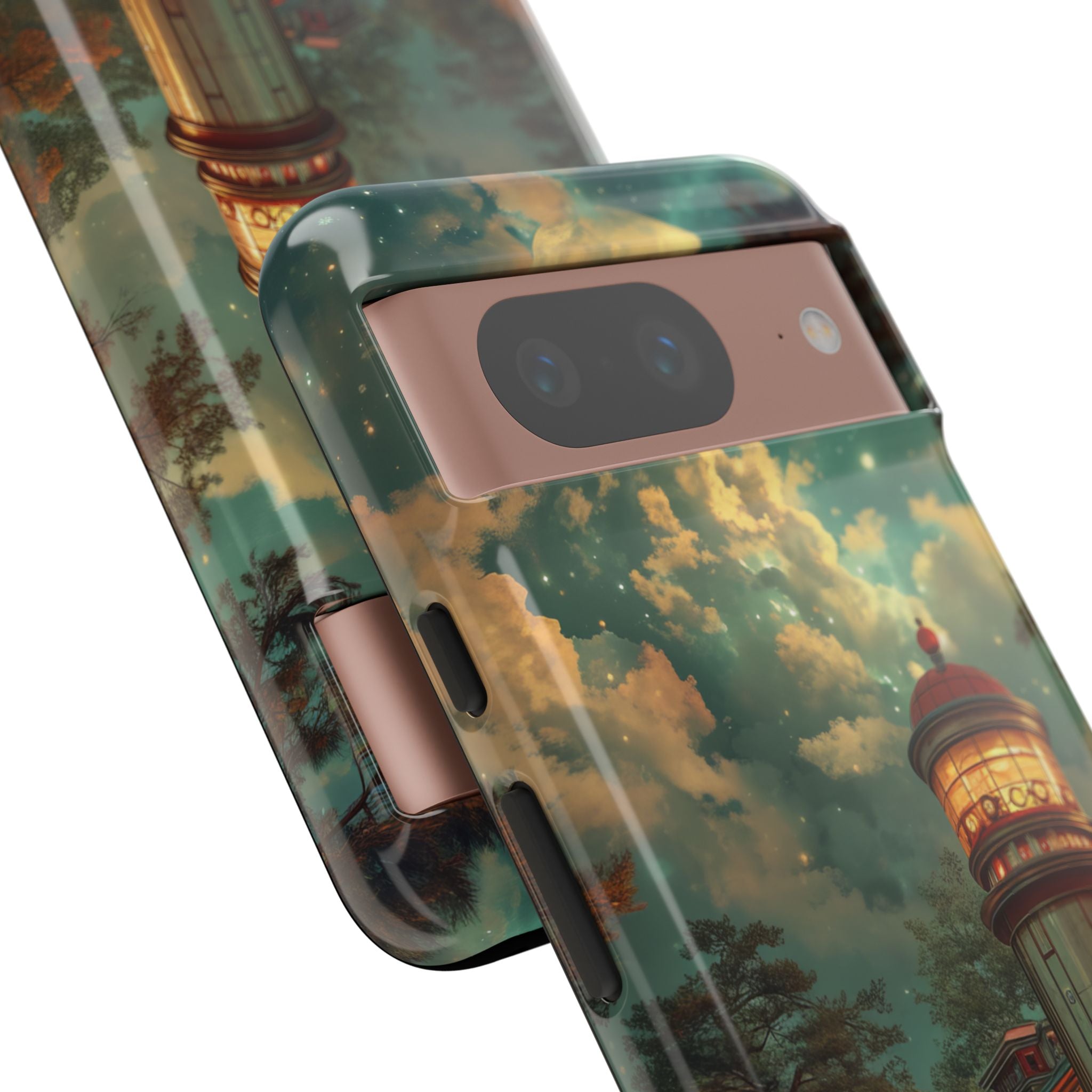 Vintage Moonlit Diner Fantasy Google Pixel 8 - Tough Phone Case