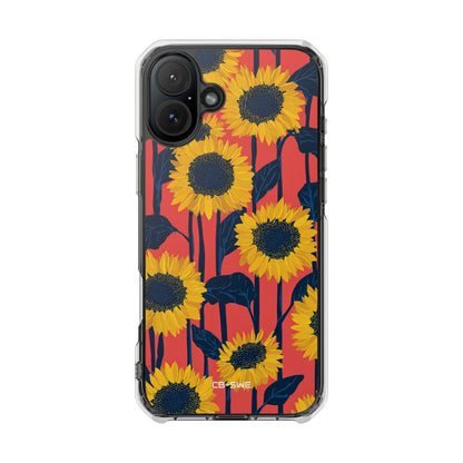 Vibrant Sunflower Rhythm iPhone Case - Impact