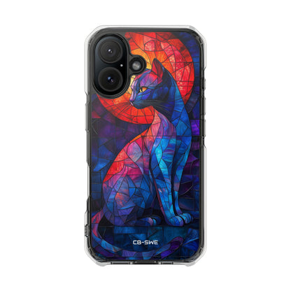 Cat Silhouettes Glow iPhone Case - Impact