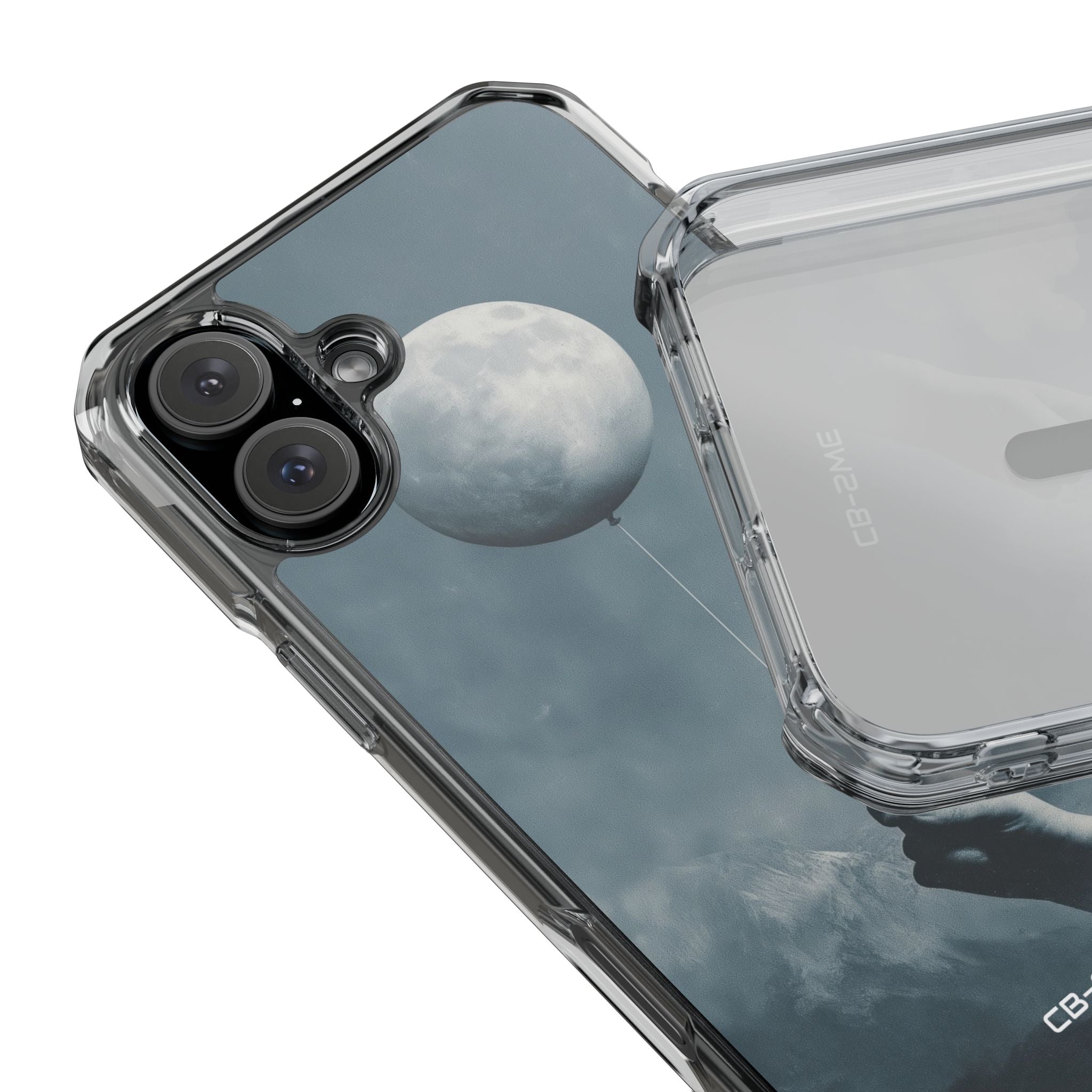 Moon Cradled Softly iPhone Case - Impact