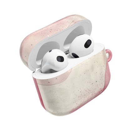 Crimson Ribbon Waves - AirPods Case