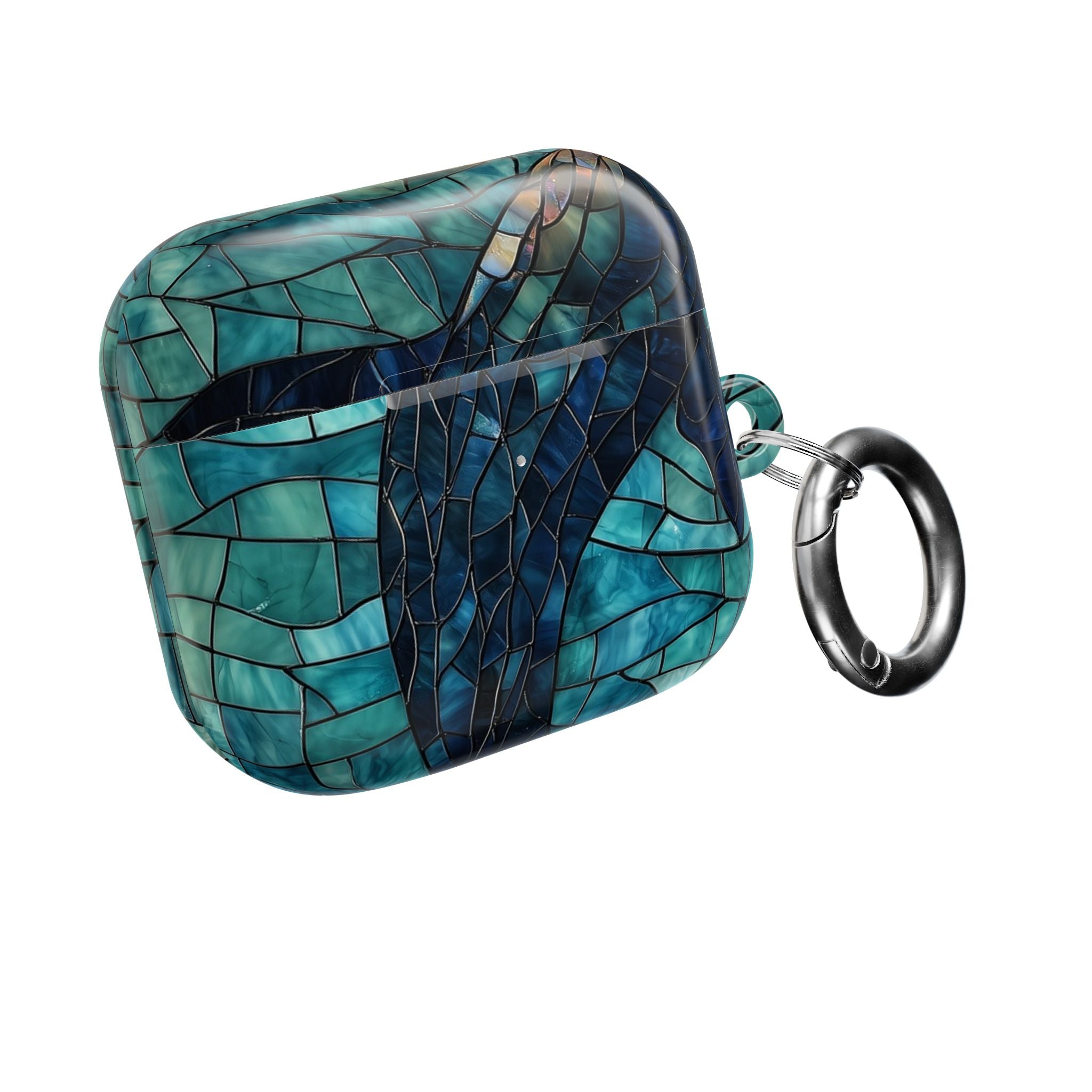 Blue Whale Mosaic - AirPods Case