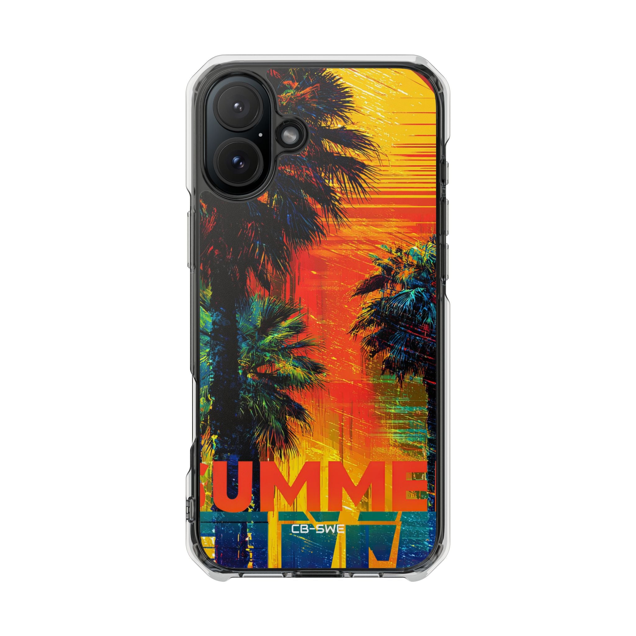Summer Sunset Palms iPhone Case - Impact