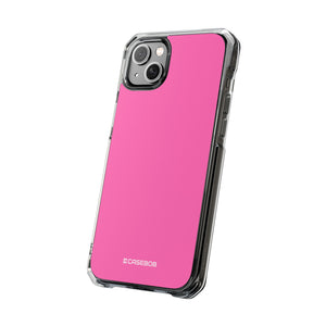 Hot Pink | Handyhülle für iPhone (Clear Impact Case – magnetisch)