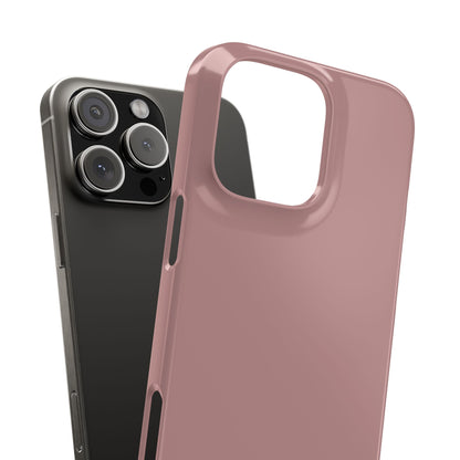 Rosy Brown iPhone 16 - Slim Phone Case