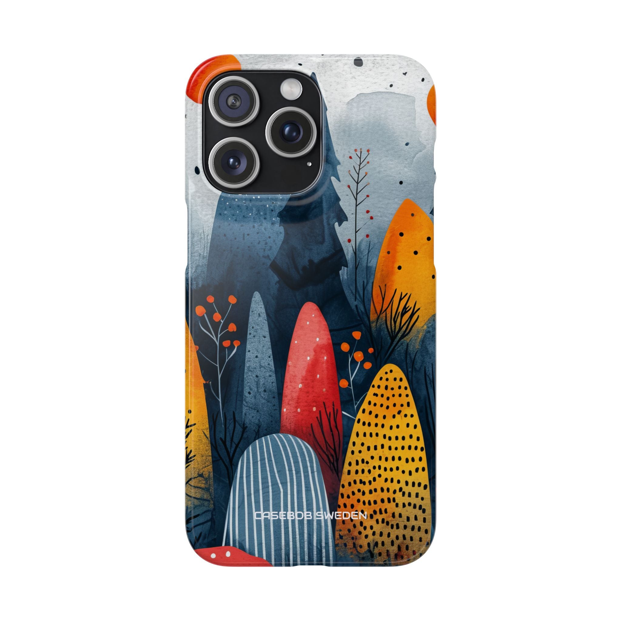 Whimsical Nature - Slim iPhone 15 Phone Case