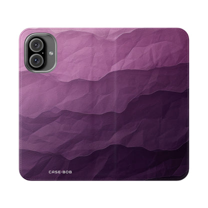 Lavender Waves - iPhone 16 Plus Case - Wallet