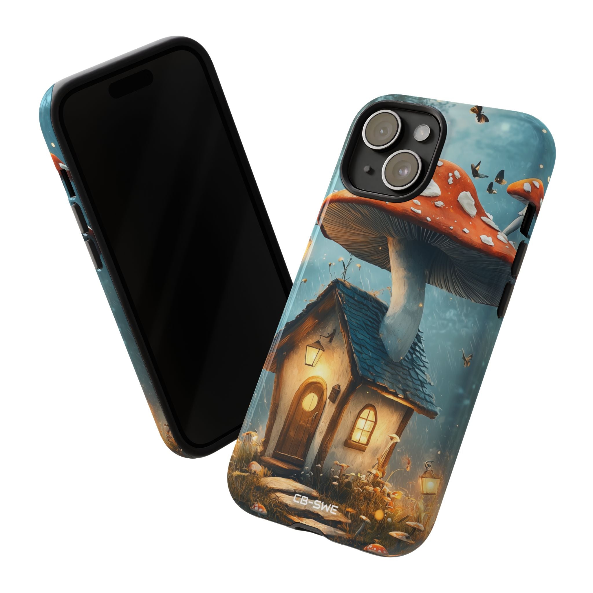 Mushroom House Glows - iPhone Case