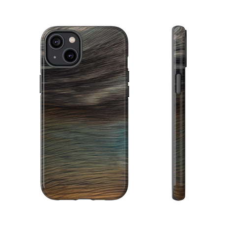 Brush Strokes Ink Art iPhone Case (Protective) iPhone 14 Plus Glossy Phone Case