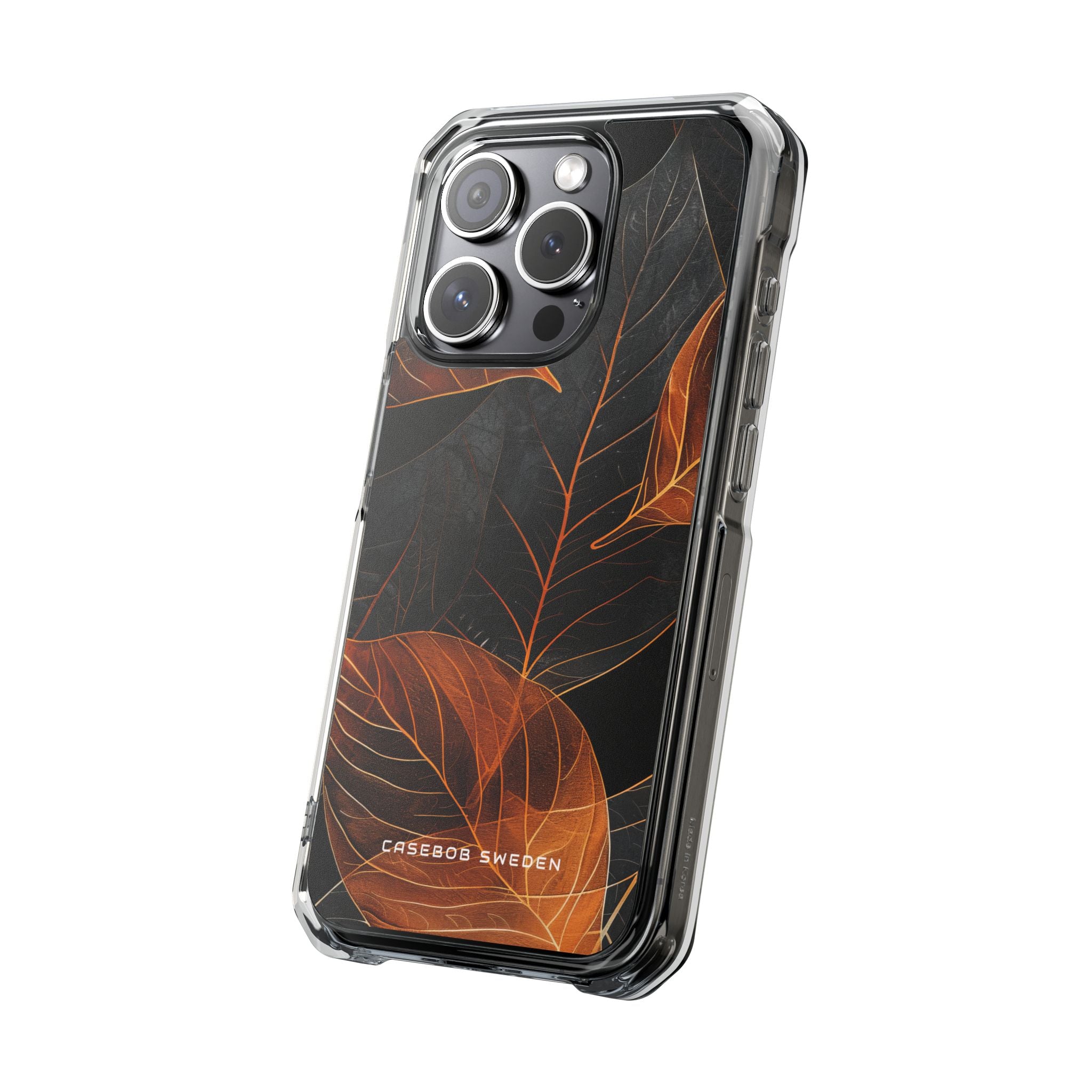 Autumn Leaf Elegance iPhone 15 - Clear Impact Phone Case