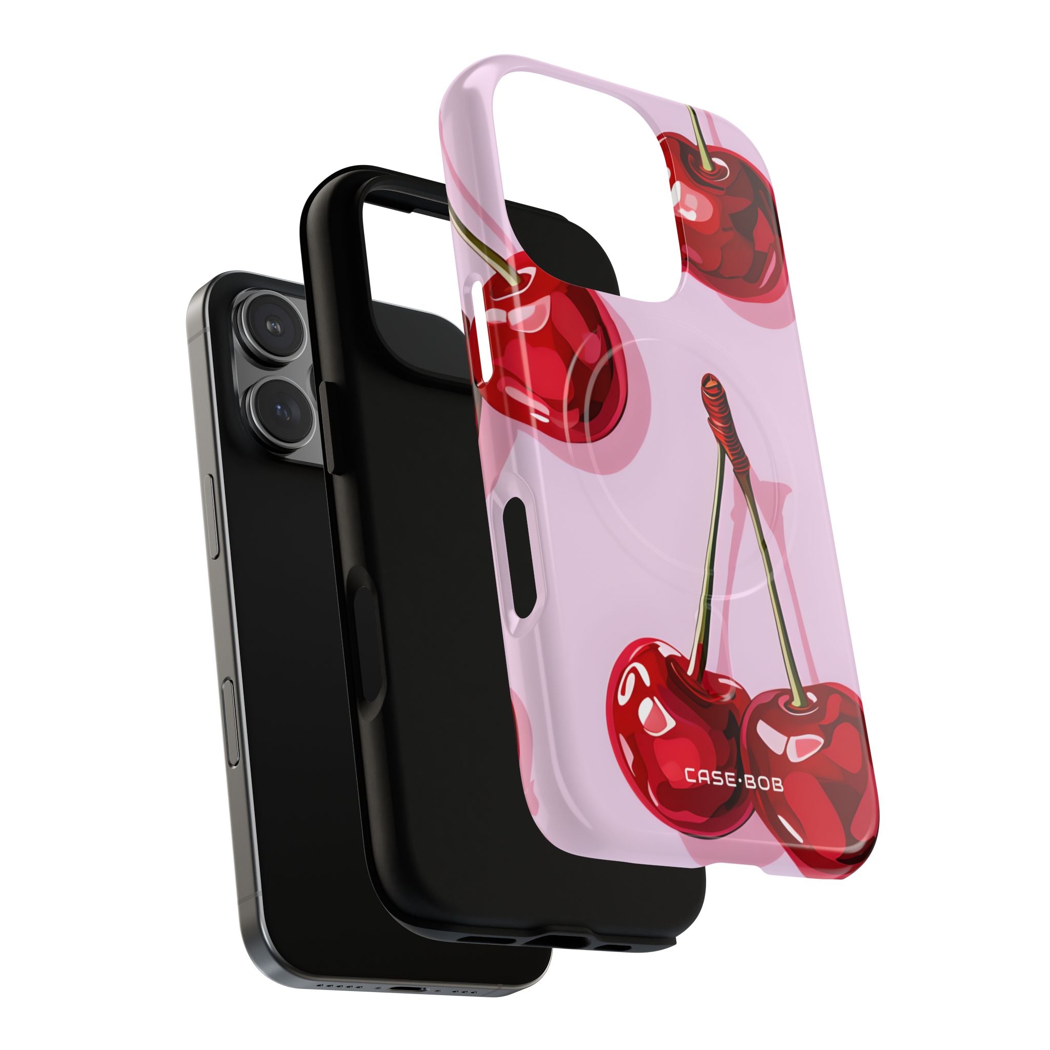 Glossy Cherry Burst iPhone 16 Pro Case - Tough+