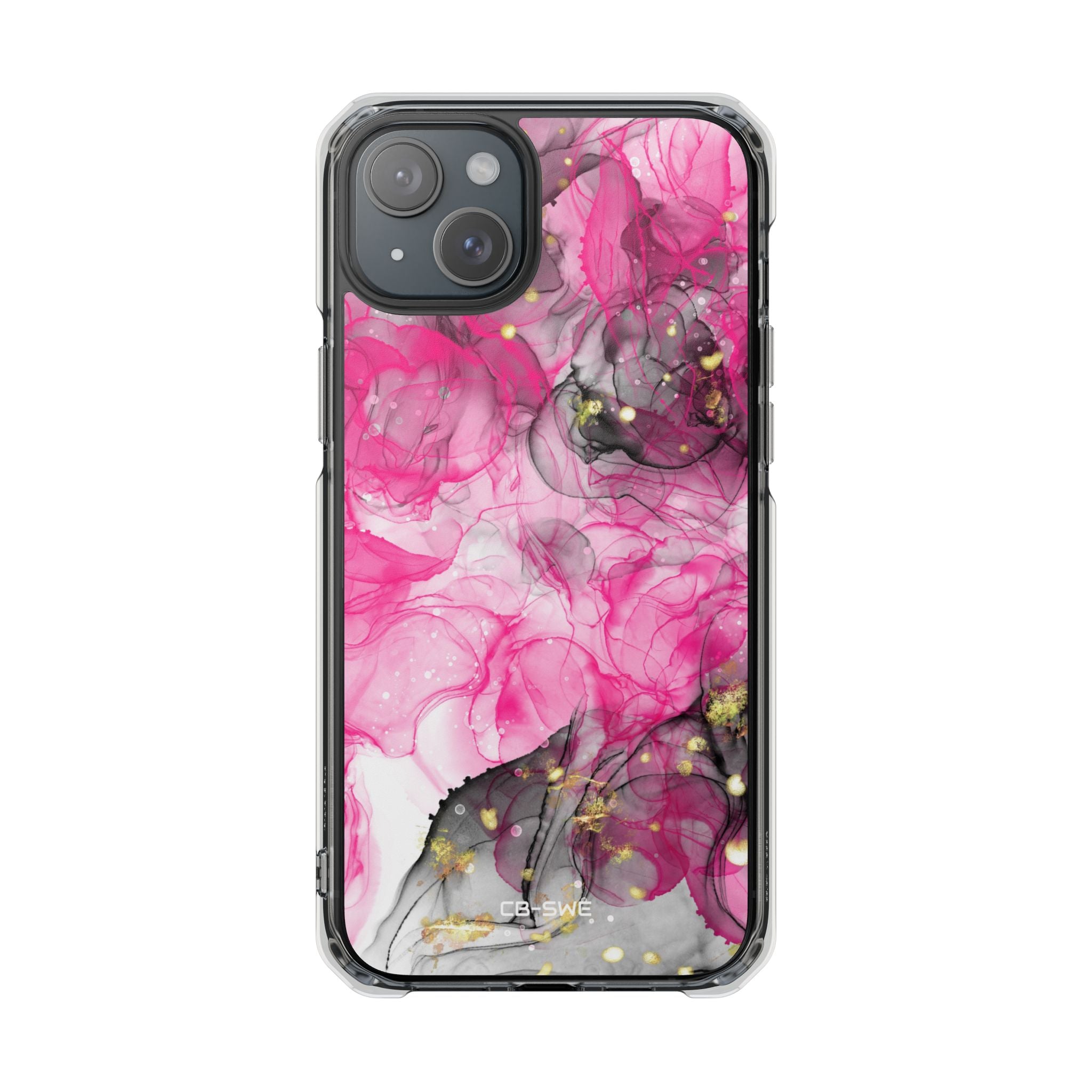 Vibrant Pink Swirls iPhone Case - Impact